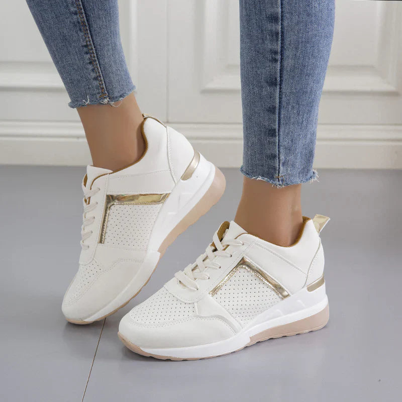 Loren | Cushioned Wedge Sneakers