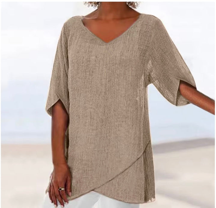 Connie | Premium V-Neck Blouse