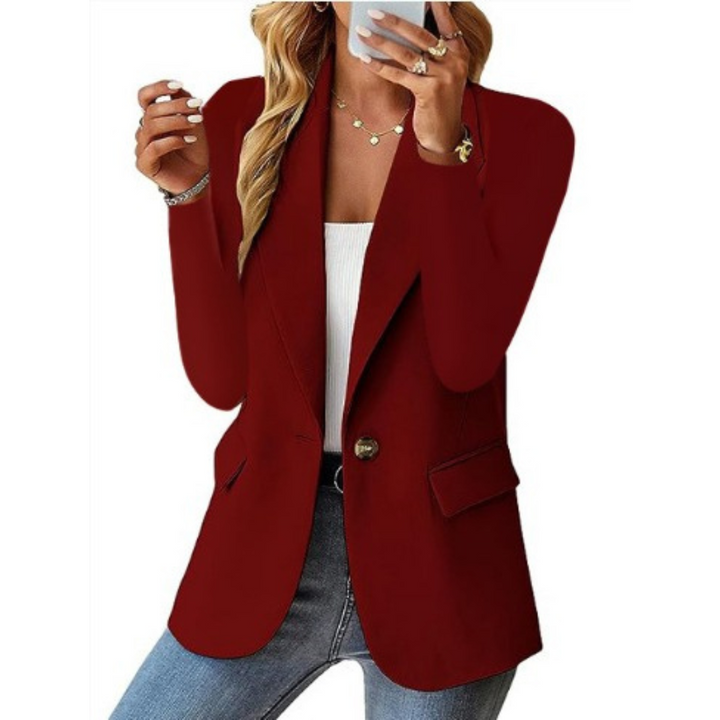 Natalie | Classic Single-Button Blazer