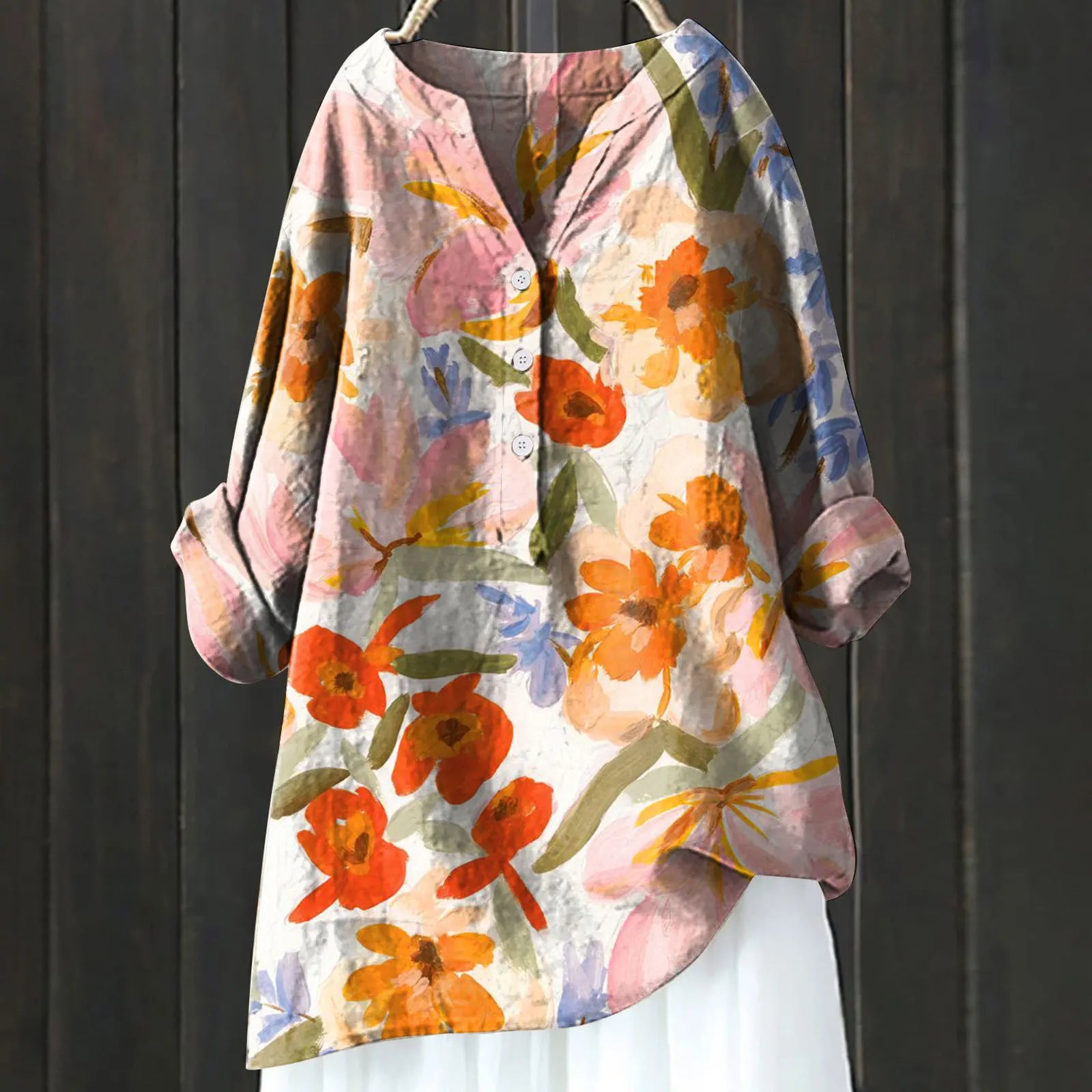 Angie | Casual Floral Blouse