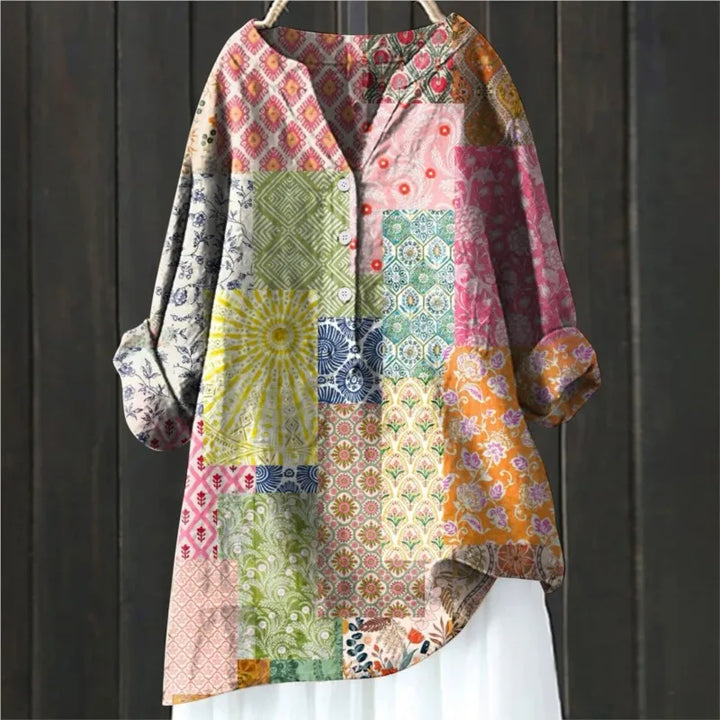 Angie | Casual Floral Blouse