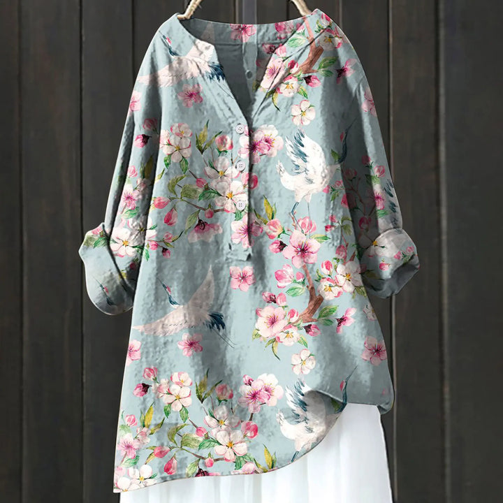 Angie | Casual Floral Blouse