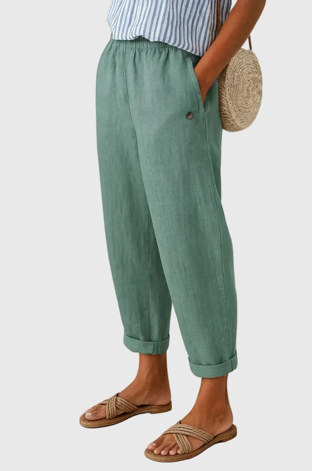 Marilyn | Timeless Linen-Cotton Trousers