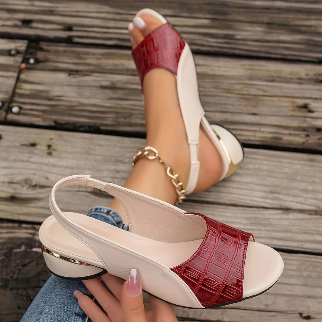 Jasmine | Elegant Low Heel Orthopedic Sandals